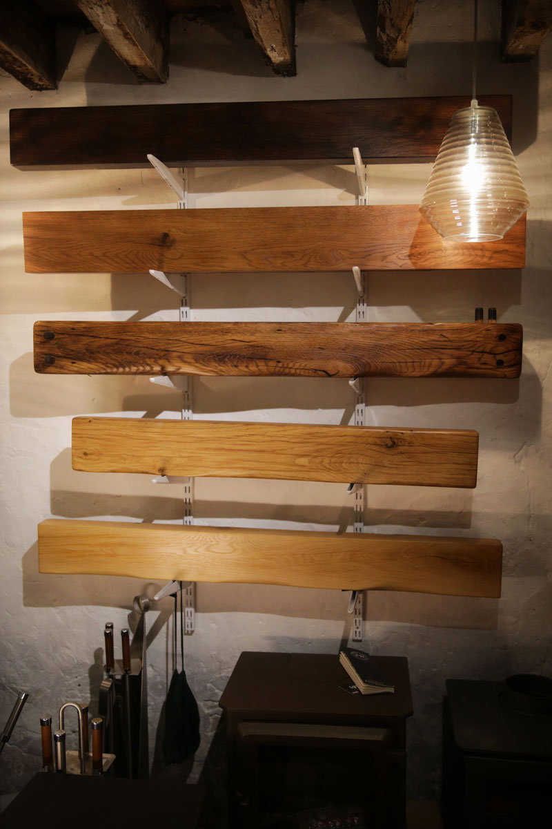 Wooden FirePlace Beams